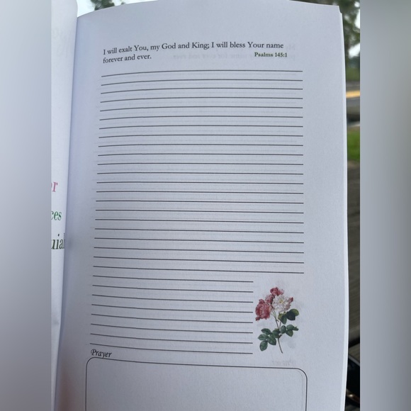 Psalms of Praise Prayer Journal Daily Writing Notebook - Picture 5 of 12